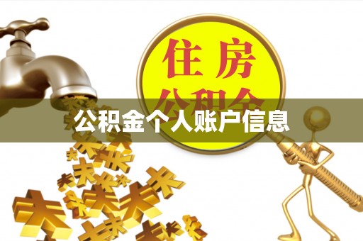 合川公积金个人账户信息