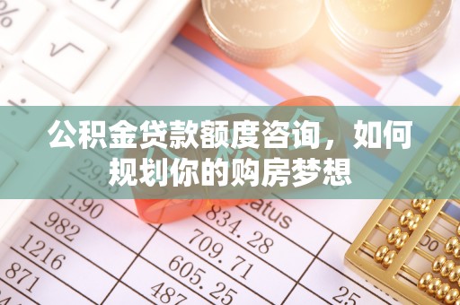 合川公积金贷款额度咨询，如何规划你的购房梦想